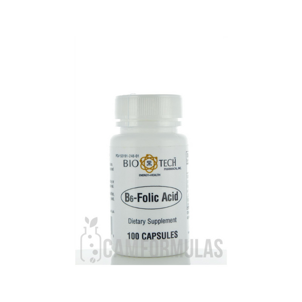 B6-Folic Acid 100 Capsules By Biotech Pharmacal