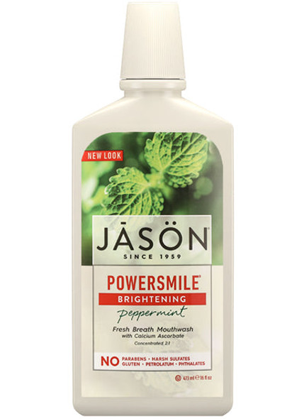 Jason Natural Powersmile Brightening Peppermint Mouthwash