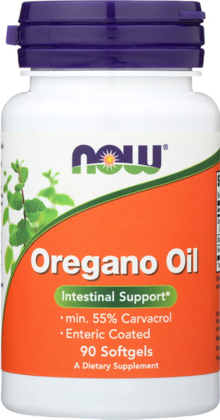 Now Foods Oregano Oil, Enteric Softgels, 90-Count