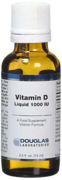 Douglas Laboratories Vitamin D 1000 IU Liquid Supplement