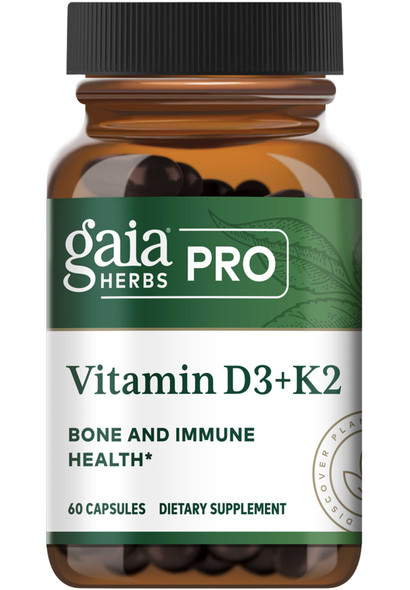 Gaia Herbs Professional Solutions Vitamin D3 + K2