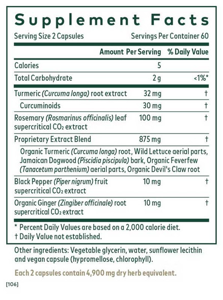 Gaia Herbs Professional Solutions Muscle Recovery: NF-kB Formula (Formerly Curcuma NF-kB: Nerve & Muscle)