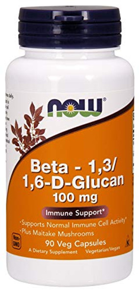 Now Foods Beta - 1,3/1,6-D-Glucan, 100mg - 90 vcaps, 0.07 kg