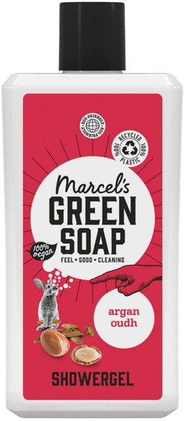 Marcels Green Soap Shower Gel Argan & Oudh 500Ml