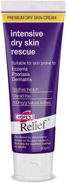 Hope'S Relief Intensive Dry Skin Rescue Cream 60G (Pack Of 6)