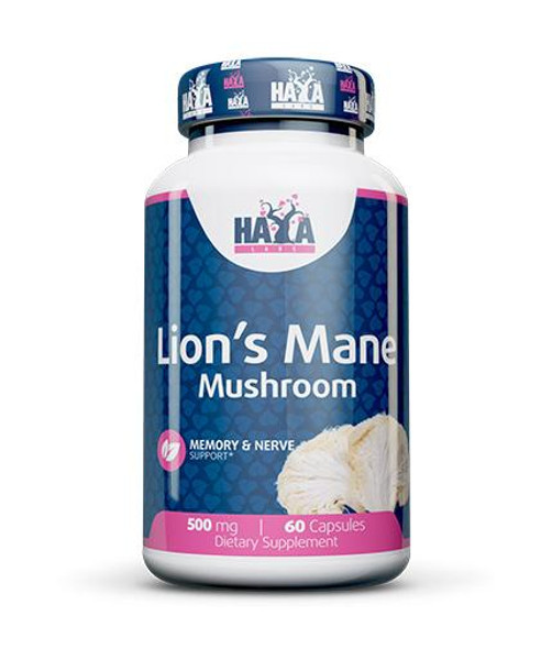 Haya Labs Lion's Mane Mushroom, 500mg - 60 caps