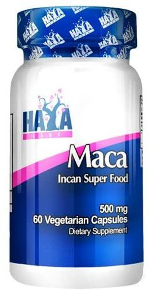 Haya Labs Maca Root, 500mg - 60 caps