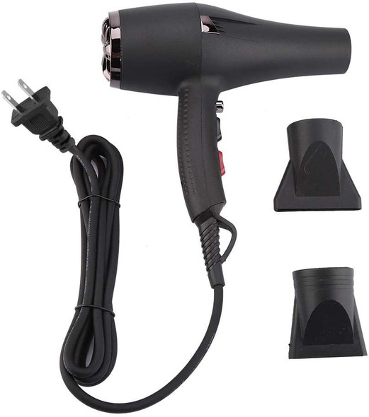 2000W Hair Dryer Blower Ultra-Quiet Hot Cold Wind Hair Dryer for Hair Styling with 2 Nozzle Adjustable 5 Temperature Files (US Plug)