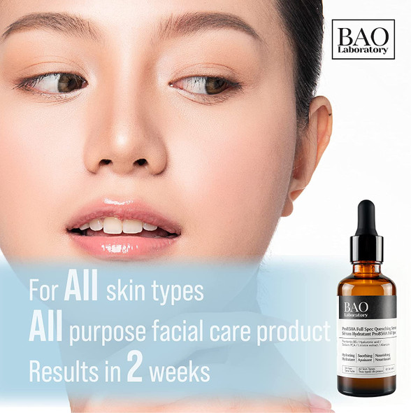 BAO ProB5HA Face Serum: Face Moisturizer with Oil-Free Hyaluronic Acid, PCA and Licorice Extract. Best Facial Skin Care Products Nourishing Dry, Oily, Sensitive and Acne-Prone Skin for Women (50ml)