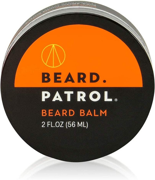 Beard Patrol Beard Balm for Men - Lemongrass Scent Conditioner Wax (2 fl.oz / 56ml)