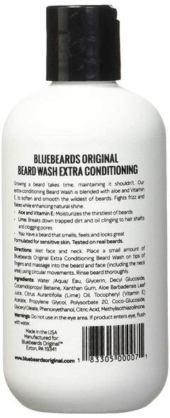 Bluebeards Original Beard Wash Extra Conditioning, 8.5 Fl Oz