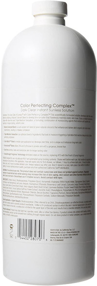 California Tan color perfecting complex dark clear 1 liter