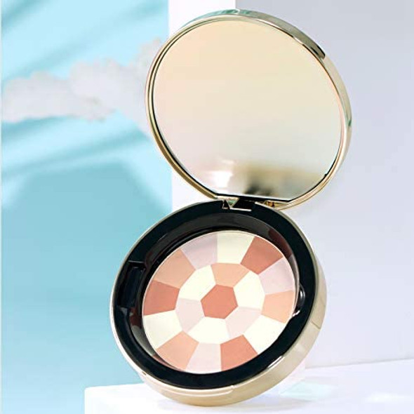 CATKIN Face Pressed Powder Foundation Compact Matte Conceal Color Correcting Pores Lightness Silky Smooth Creamy Texture (C01 Natural)