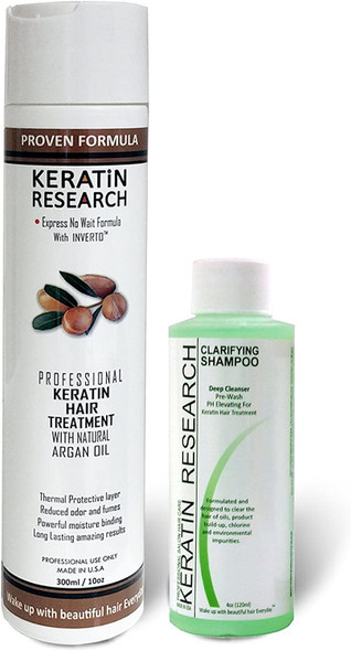 Complex Brazilian Keratin Hair Treatment Professional results Straighten and Smooths Hair (CS 120ml + KT 300ml)