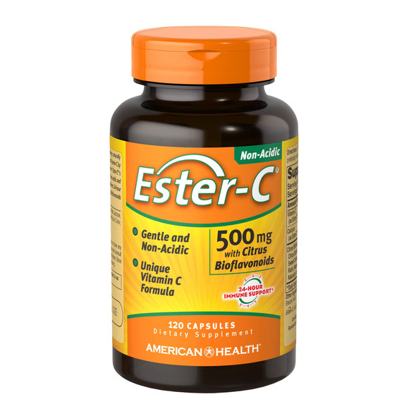 American Health Ester-C with Citrus Bioflavonoids, 500 mg, 120 Count