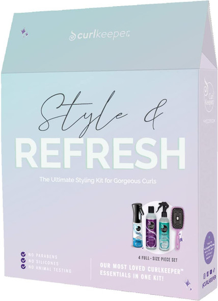 Curl Keeper Style and Refresh Kit | Contains 4 Full-Sized Pieces Plus Bonus Styler Mini | The Ultimate Styling Kit for Gorgeous Curls
