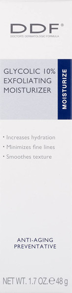 DDF Glycolic 10-Percent Exfoliating Moisturizer, 1.7-Ounce Bottle