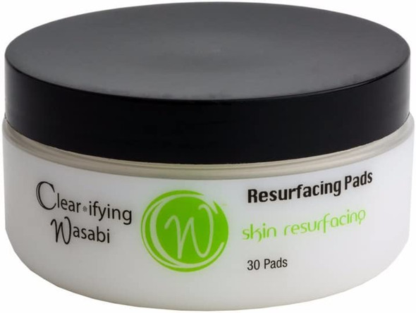 Derma MD Skincare Clearifying Wasabi Resurfacing Pads - 30 Pads