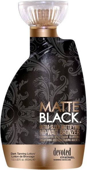 Devoted Creations tanning lotion Matte Black 13.5 oz.
