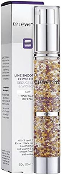 Dr. Lewinn's Line Soothing Complex S8 Reduce Lines & Wrinkles Triple Action Suitable For All Skin Types, 1.01 fl.oz./ 30ml