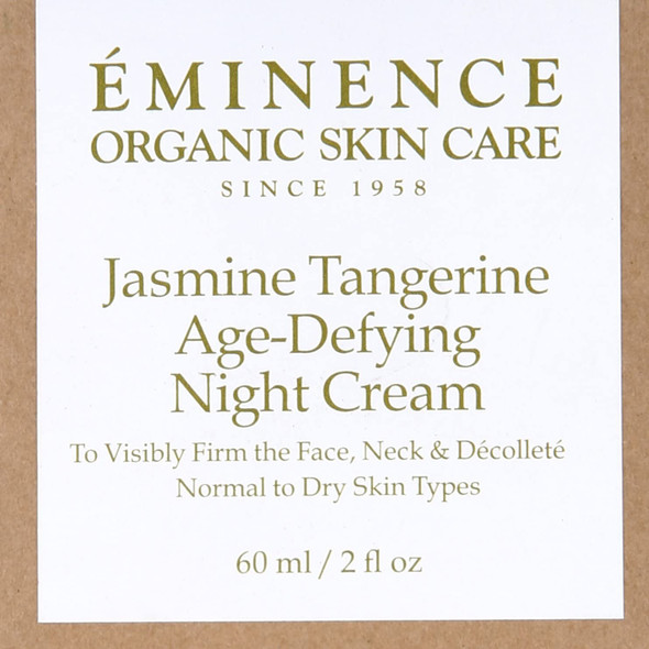 Eminence (EMIQA) Eminence Jasmine Tangerine Age-defying Night Cream, 2 Oz, 2 ounces