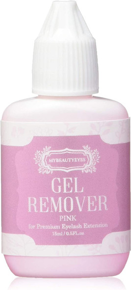 GEL REMOVER for Eyelash Extension/Quickly and Easily Removes Eyelash Extension Adhesive/Fast Dissolution Time / 15ml (Pink)