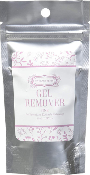 GEL REMOVER for Eyelash Extension/Quickly and Easily Removes Eyelash Extension Adhesive/Fast Dissolution Time / 15ml (Pink)