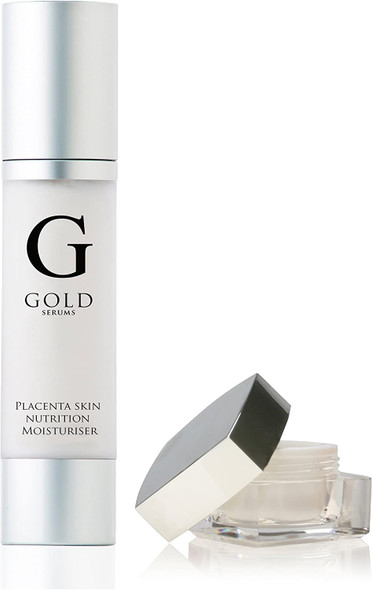 Gold Serums Placenta Eye Gel and Placenta Moisturizer, 40 Gram