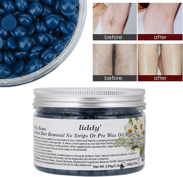 Hair Remover Wax Beans, 4 Falvor Depilatory Hot Film Hard Wax Bean Body Care Bikini Leg Hair Remover (02)