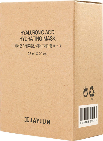 Hyaluronic Acid Hydrating Mask, Pack of 20 sheets