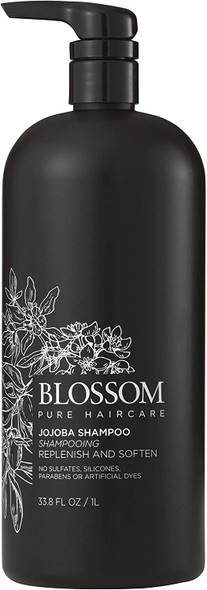Jojoba Shampoo - Blossom - Replenish and Soften Hair Care, Sulfate-Free Shampoo (33.8 oz.)