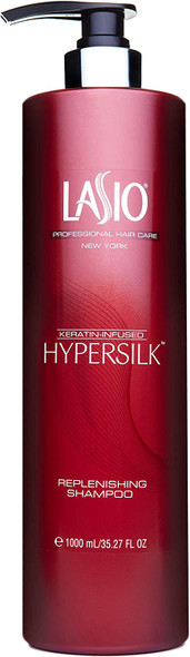 Lasio Keratin-Infused Hypersilk Replenishing Shampoo, 35.27 Fl. Oz