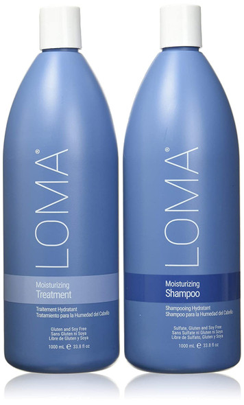 Loma Hair Care Moisturizing Shampoo & Treatment Duo Set