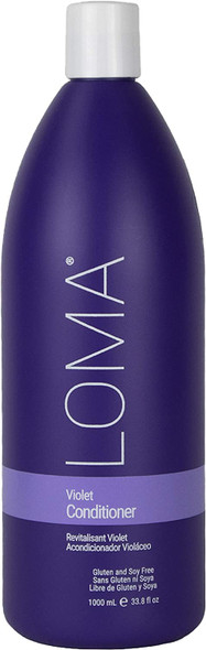 Loma Hair Care Violet Conditioner, Lemon/Eucalyptus, 33.8 Fl Oz