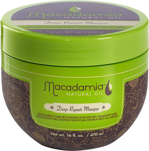 Macadamia Natural Oil Deep Repair Masque (for Dry, 16.9 ounces