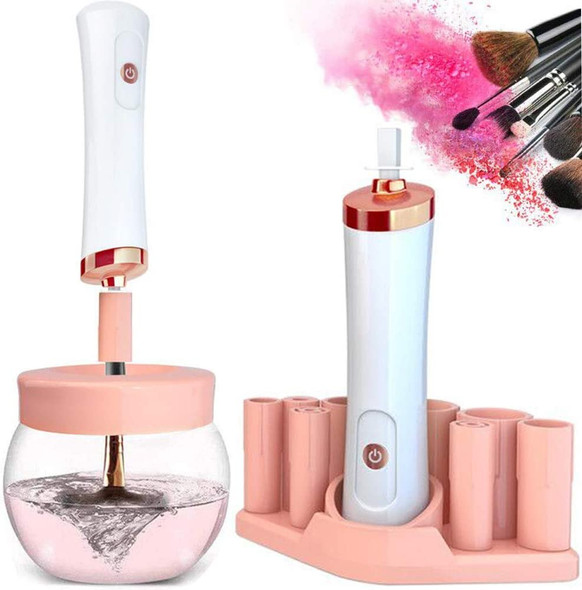 Makeup Brush Cleaner Tool,Dryer Super-Fast Electric Makeup Brush Cleaner  Machine,Cosmetic Brush Cleaner Automatic Scrubber Quick Dry Tool for all