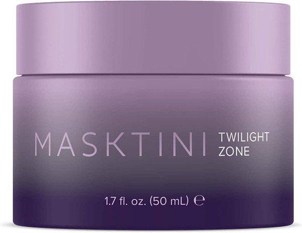 Masktini Twilight Zone, Tahitian Detox Mask - Bamboo Charcoal Helping Remove Impurities, Resurfaces Skin & Lifts Away Dead Skins, Restoring Facial Moisture Balance 1.7oz