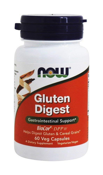 Now Foods Gluten Digest, 60 Vegetarian Capsules