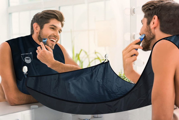 My Perfect Goatee | Beard Shavings Catcher and Cape | Eliminate Hair Shaving from Sink