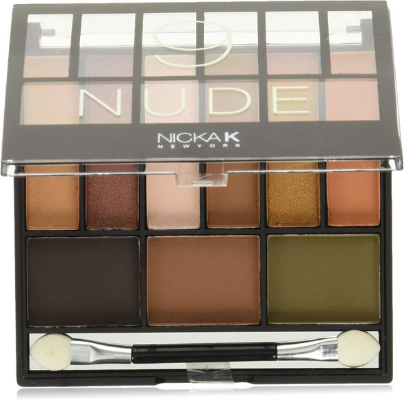 Nicka K Perfect 9 Nude Eyeshadow Palette Set, 0.16 Pounds