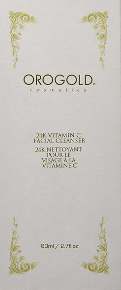 OROGOLD Cosmetics 24k Vitamin C Facial Cleanser 80-Milliliter