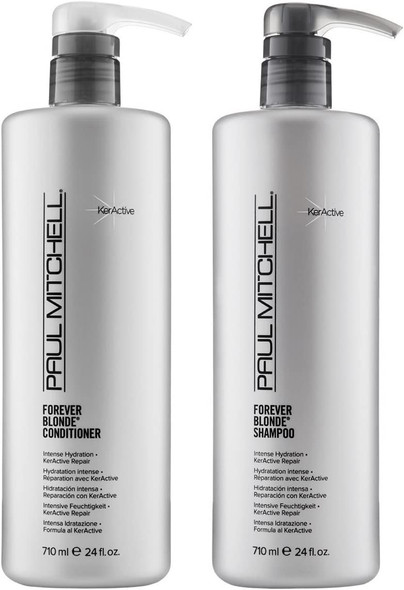 Paul Mitchell Forever Blonde Shampoo & Conditioner 24 Oz/Liter