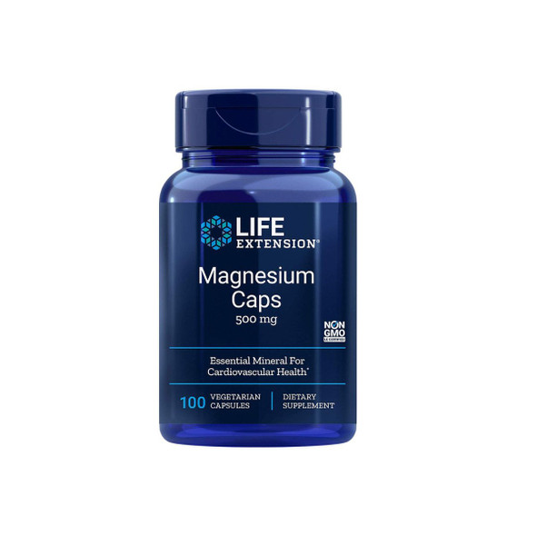 Life Extension - Magnesium Capsules 500 Mg, 100 Vegetarian Capsules