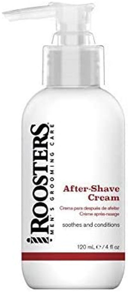 Roosters After-Shave Cream, 4 oz. - Roosters Men's Grooming Care - Moisturizing Aftershave Lotion for Men