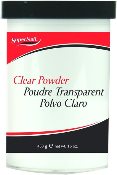Supernail Clear Powder - 16oz, 16 ounces