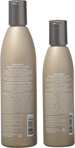 Surface Awaken Therapeutic Shampoo 10oz Conditoner 6oz Duo (295ml)