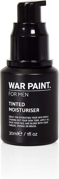 War Paint Men's Tinted Moisturiser - 5 Shades available - Makeup Crafted For Men - Cruelty Free, Vegan Products - Perfect Tone (Fair)