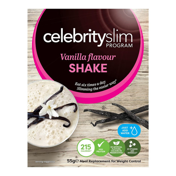 Celebrity Slim handy pack vanilla shakes