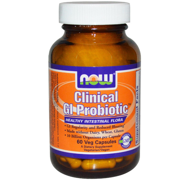 Now Foods Clinical GI Probiotic, 60 Vegetarian Capsules