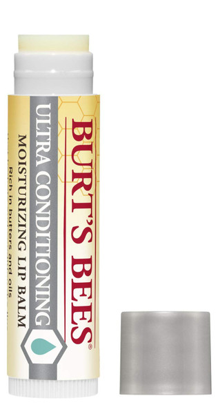 Burt's Bees 100% Natural Moisturizing Lip Balm, Ultra Conditioning with Kokum Butter, Shea Butter & Cocoa Butter - Pack of 1